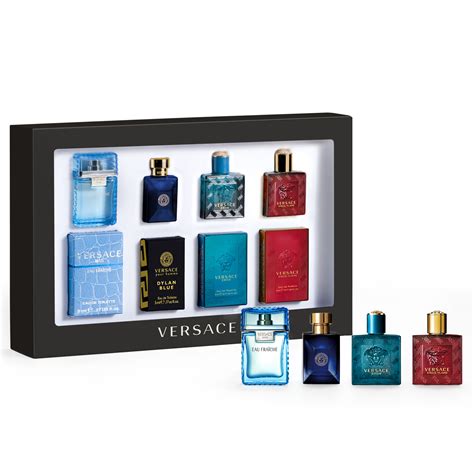 versace cologne goft set|versace men's cologne sampler set.